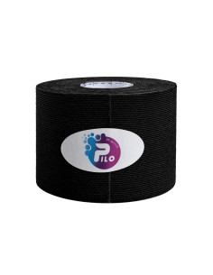 Medyczna taśma do kinesiology tapingu PILOTAPE SILK 5cmx5m czarna 2