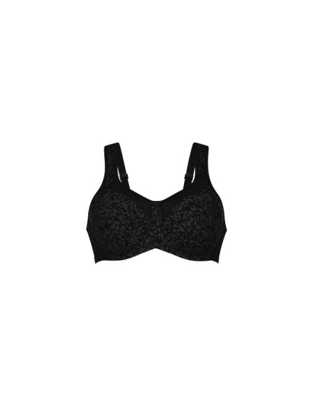 Biustonosz pooperacyjny bez fiszbin dla Amazonek do protezy piersi Anita ClaraArt 4773X 001 black