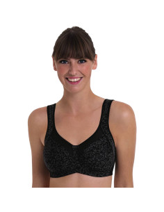 Biustonosz pooperacyjny bez fiszbin dla Amazonek do protezy piersi Anita ClaraArt 4773X 001 black