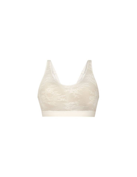 Biustonosz bez fiszbin, top z usztywnioną miseczką do protezy piersi dla Amazonek Anita Essential Lace 4700X 612 krystaliczny