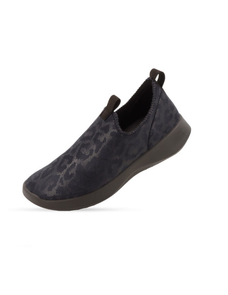 Półbuty damskie slip-on wsuwane elastyczne Befado 646D002 granatowe