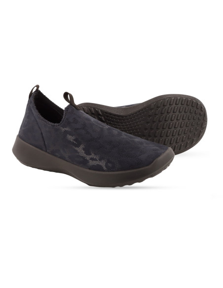 Półbuty damskie slip-on wsuwane elastyczne Befado 646D002 granatowe