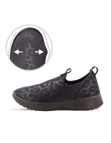 Półbuty damskie slip-on wsuwane elastyczne Befado 646D002 granatowe