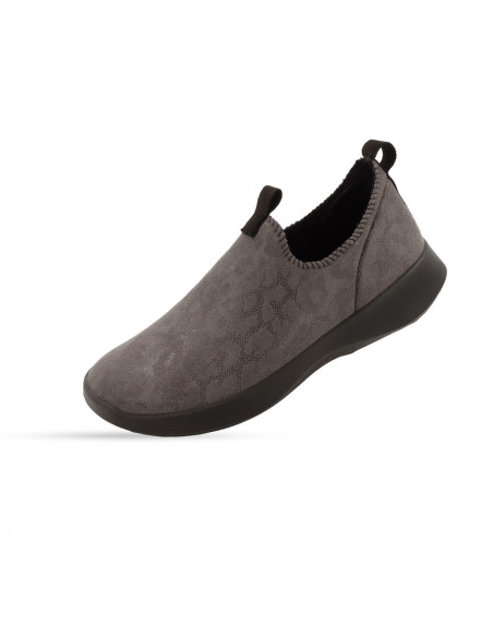 Półbuty damskie slip-on wsuwane elastyczne Befado 646D001 popielate