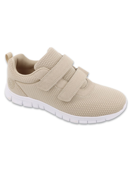 Buty sportowe lekkie damskie adidasy na rzep Befado 517D031 beżowe