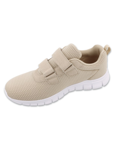 Buty sportowe lekkie damskie adidasy na rzep Befado 517D031 beżowe
