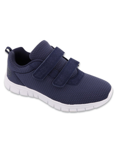 Buty sportowe lekkie damskie adidasy na rzep Befado 517D030 granatowe
