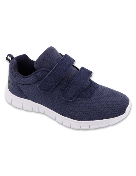 Buty sportowe lekkie damskie adidasy na rzep Befado 517D030 granatowe