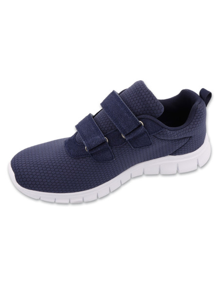 Buty sportowe lekkie damskie adidasy na rzep Befado 517D030 granatowe