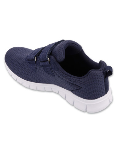 Buty sportowe lekkie damskie adidasy na rzep Befado 517D030 granatowe