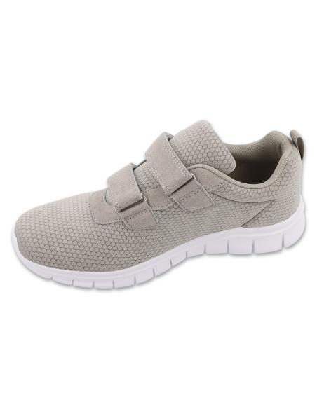 Buty sportowe lekkie adidasy damskie na rzep Befado 517D027 popielate