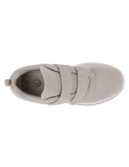 Buty sportowe lekkie adidasy damskie na rzep Befado 517D027 popielate
